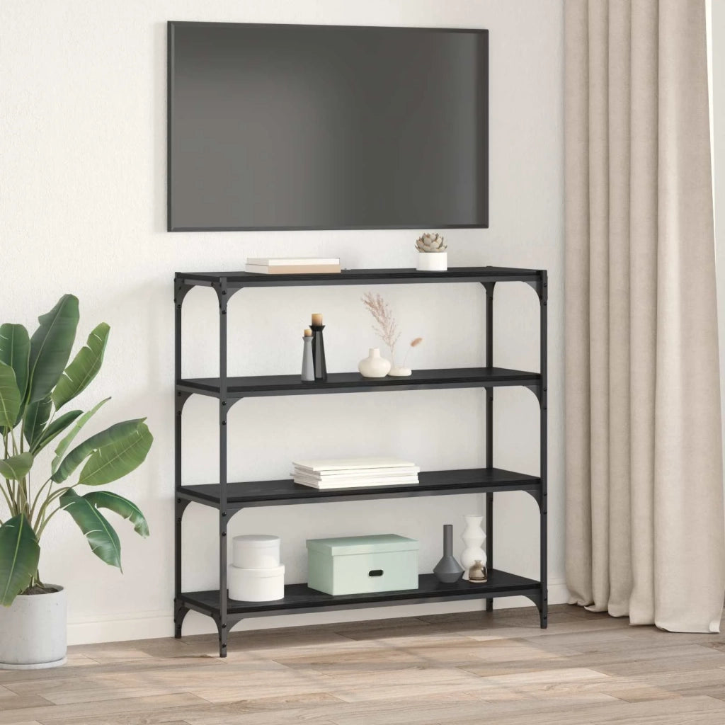 Armadio per Libri Rovere Nero 100 x 33 x 100 cm 881119
