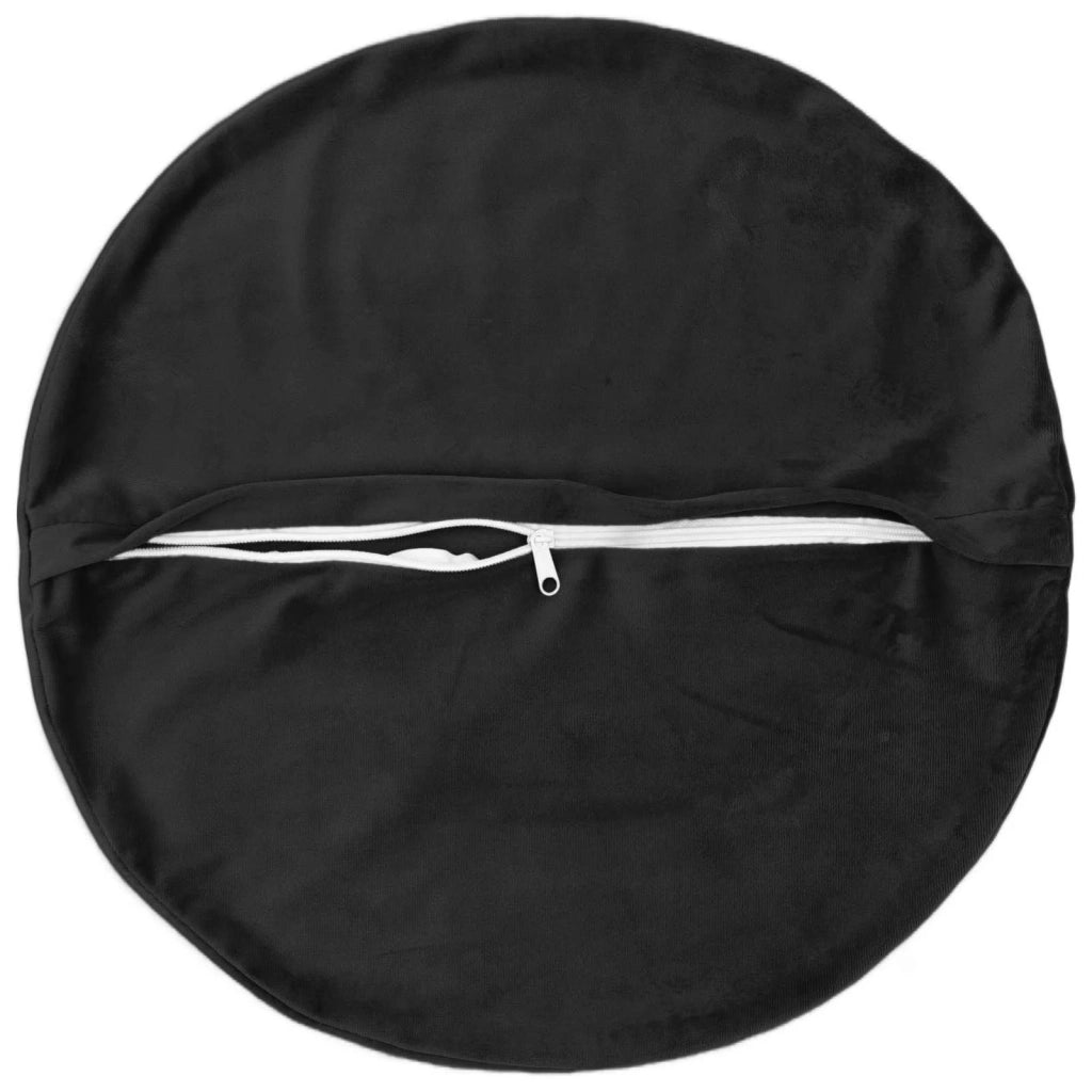Federa 2 pcs HEERLEN Nero Ø 50 cm Velluto 922543