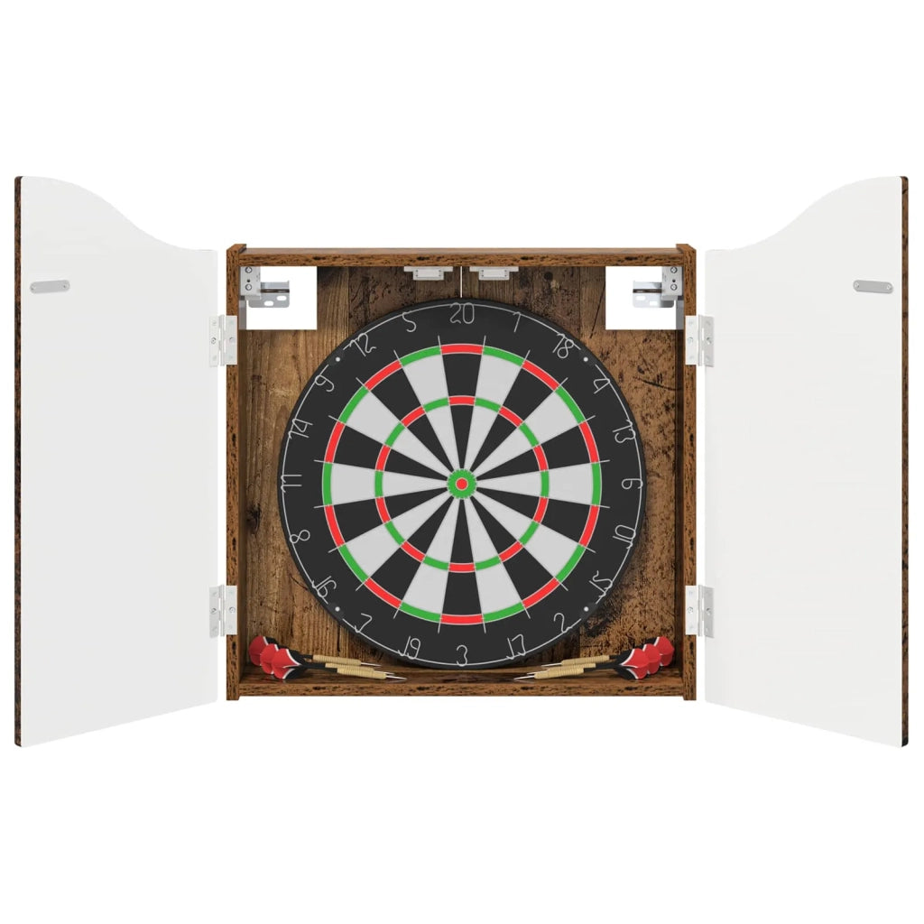 Armadio per Dartboard Legno antico 56 x 12 x 63 cm 8006658