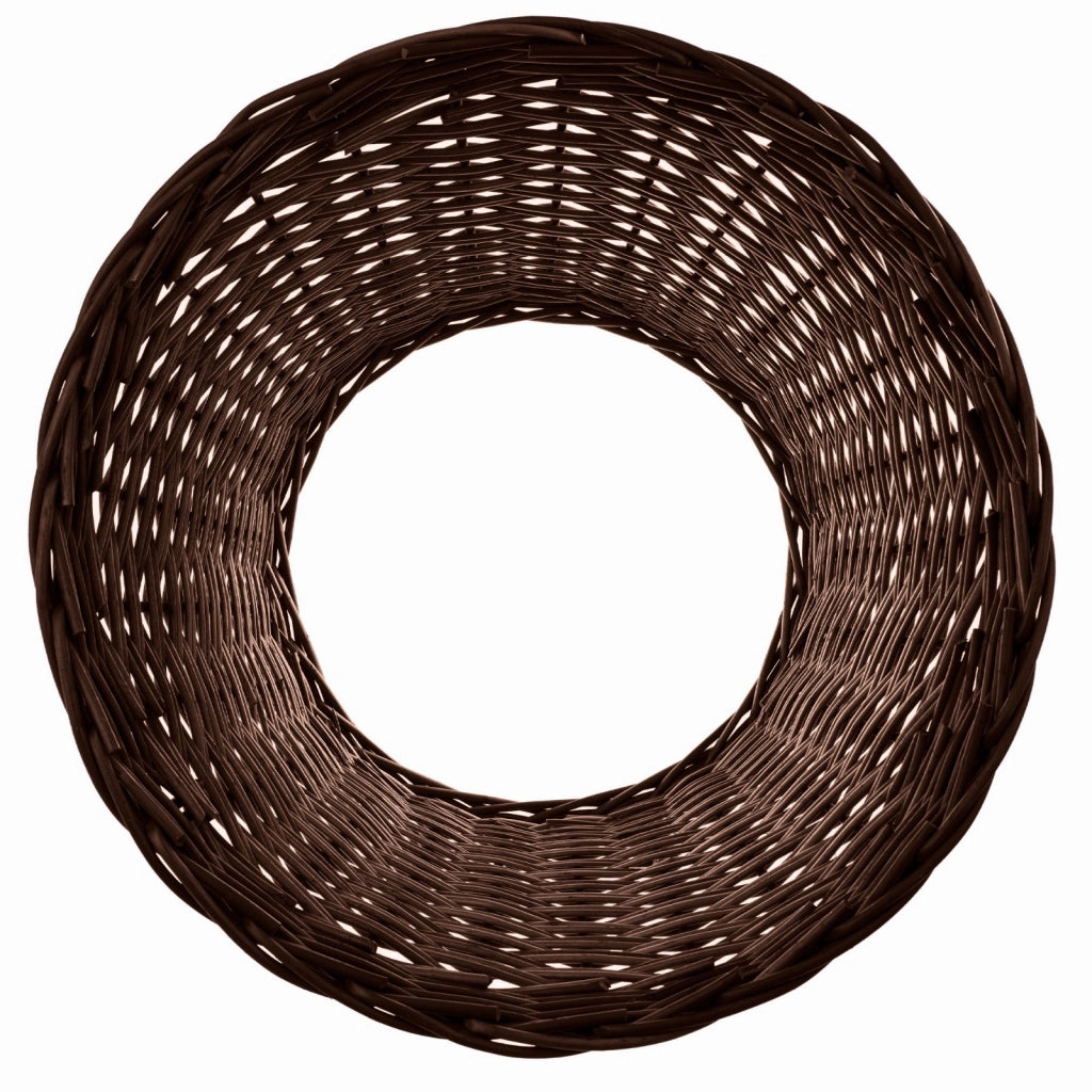 Copertura in vimini KADAX per supporto albero di Natale 55 cm, colore marrone.