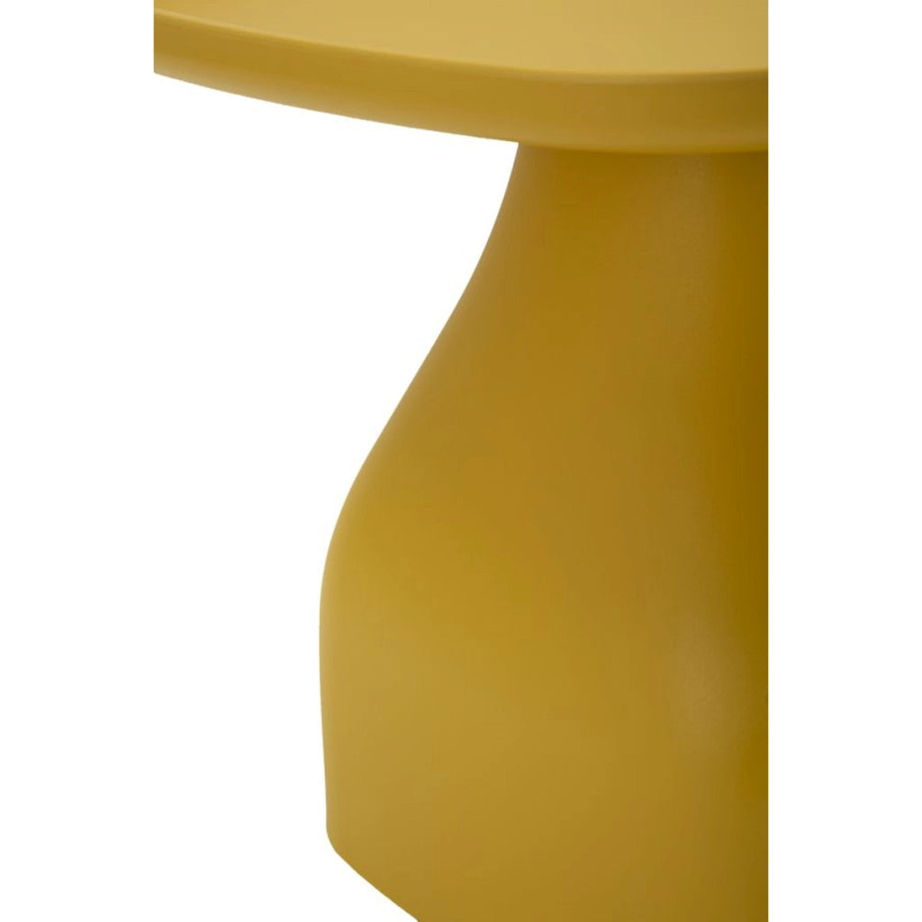 Tavolino VKH708, Giallo, Plastica, 38x48x48 cm