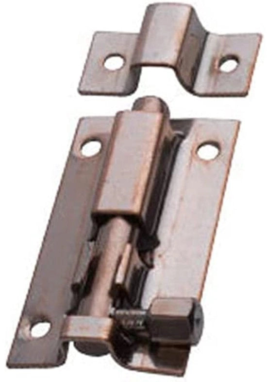 Chiusura automatica in acciaio inossidabile - Blocco porta - Chiusura interno - Sicurezza - Installazione semplice - Piastra di chiusura