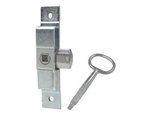 CHIUSURA A TAVELLINO IN ACCIAIO ZINCATO ART.023G- - mm.101x18 - 4 pezzi IBFM