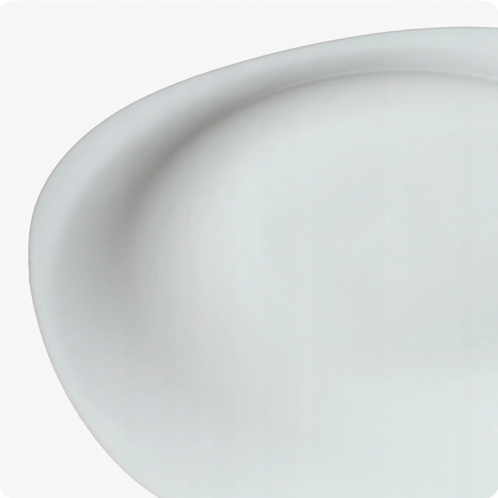 Set di 3 piatti da dessert KADAX da 21,5 cm, colore bianco.