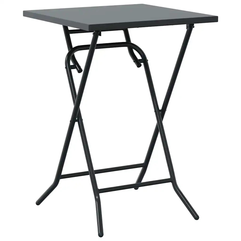 Set Bistro da Giardino 3 pcs Antracite Acciaio 42010318