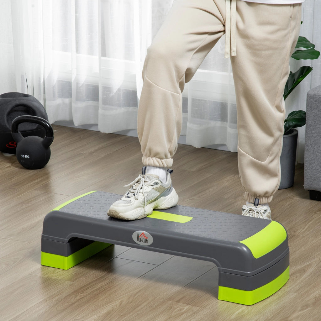 Plataforma Step ¨C Minimal ¨C Grigio e Verde 78x28x20 cm
