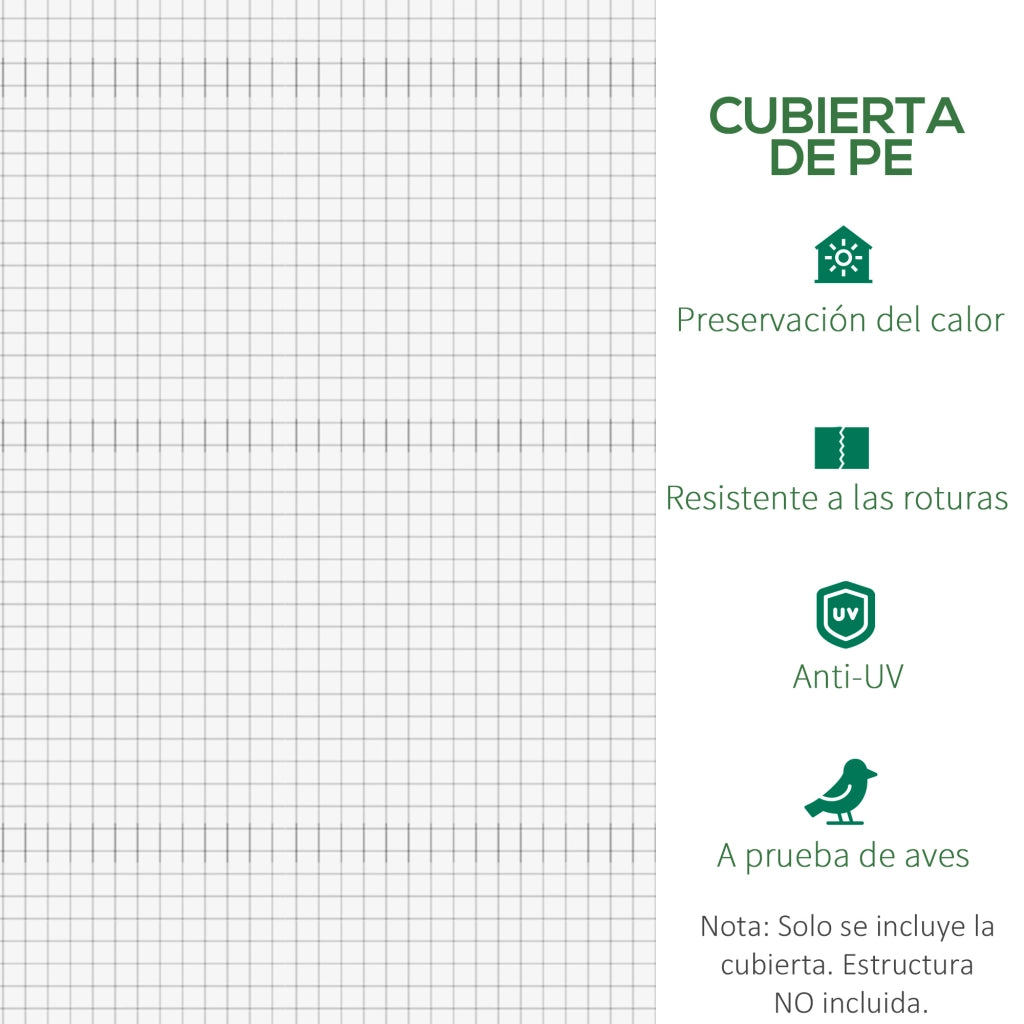 Serra a Tunnel 600x300x200cm ¨C Minimal ¨C Bianco con 12 Finestre