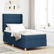 Letto a molle con materasso Blu 80 x 200 cm Tessuto 3341804
