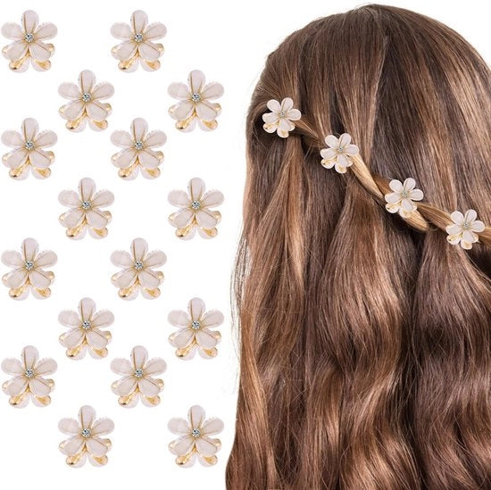 Set di 16 Mini Spille per Capelli - Accessori per Capelli con Strass per Donne