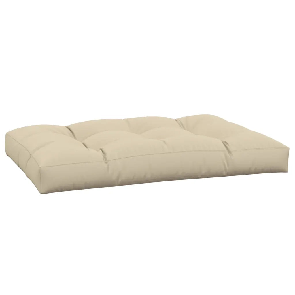 Cuscino per Pallet Beige 120x80x12 cm in Tessuto 360516