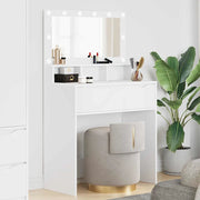 Tavoli da Trucco per Camera da Letto Bianco 80 x 39,6 x 135 cm 888967