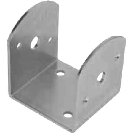 PIASTRA AD 'U' PER TRAVI INCLINATE   80x85x80 mm