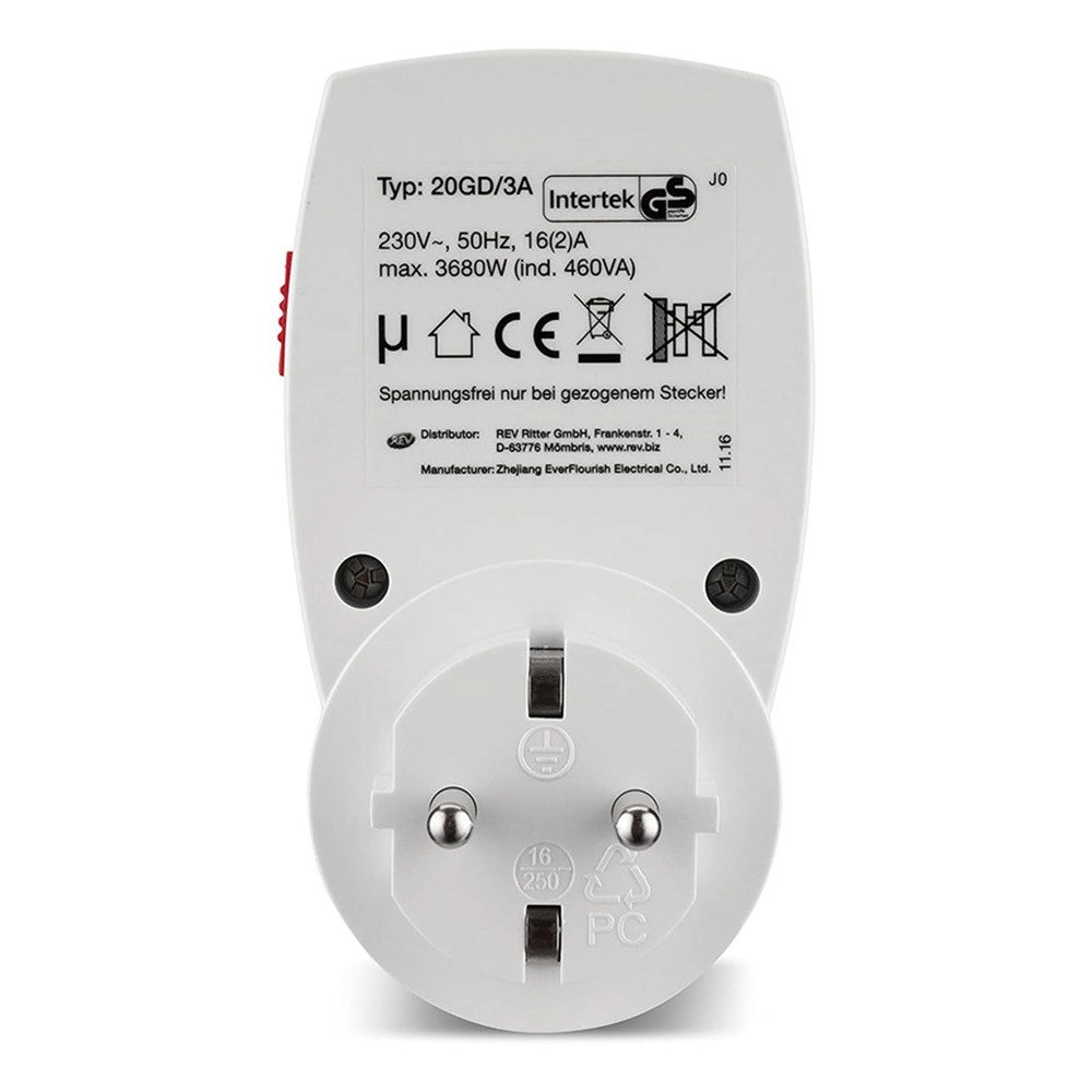 Timer Analogico Giornaliero 24h – Presa Schuko 3500W Made in Germany