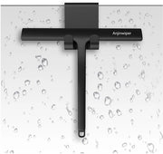 Wasseretta per Finestre con Supporto per Vetro, Specchi e Pavimenti (Nero) 22 cm Larghezza