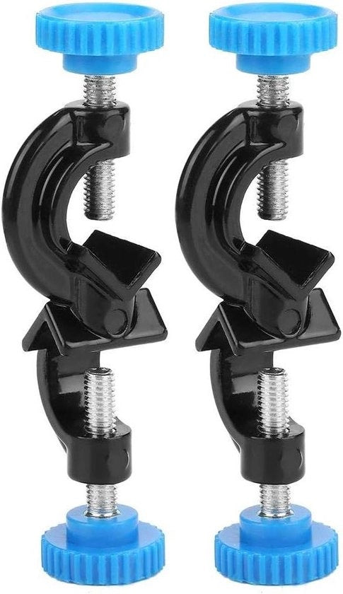 Barhouder a Croce Lab con 2 Stck Metallo, Clip per Laboratorio