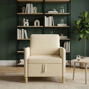 Divano con Storage Crema 72 x 78 x 87 cm Poliestere 42036870