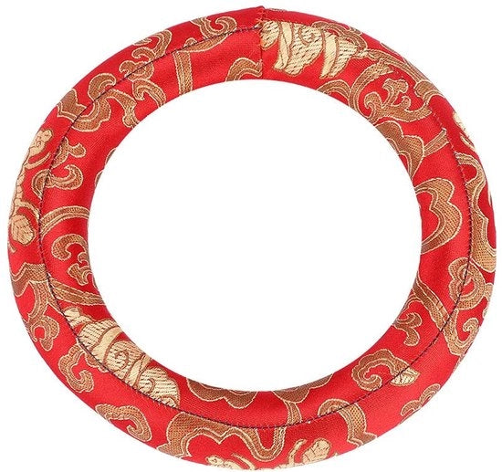 Cuscino di Risonanza in Seta Luxe - Sostegno per Clessidra - 18 cm di Diametro - Superficie Comoda - Qualità Acustica Migliorata - Lavorazione Finissima - Cuscino di Risonanza