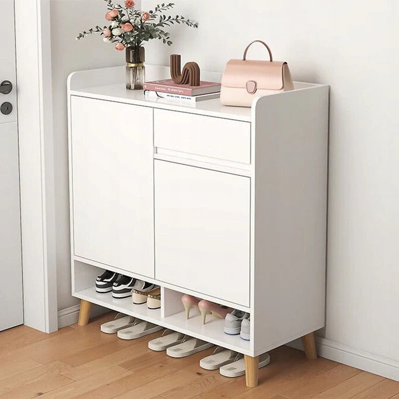 Scarpiera Bianca 90x60x32 cm Ideale per Ingresso