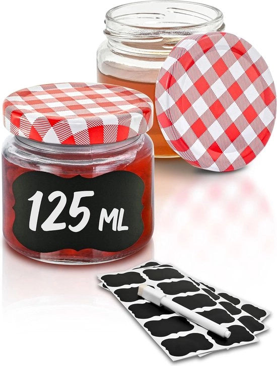25 contenitori piccoli 125 ml