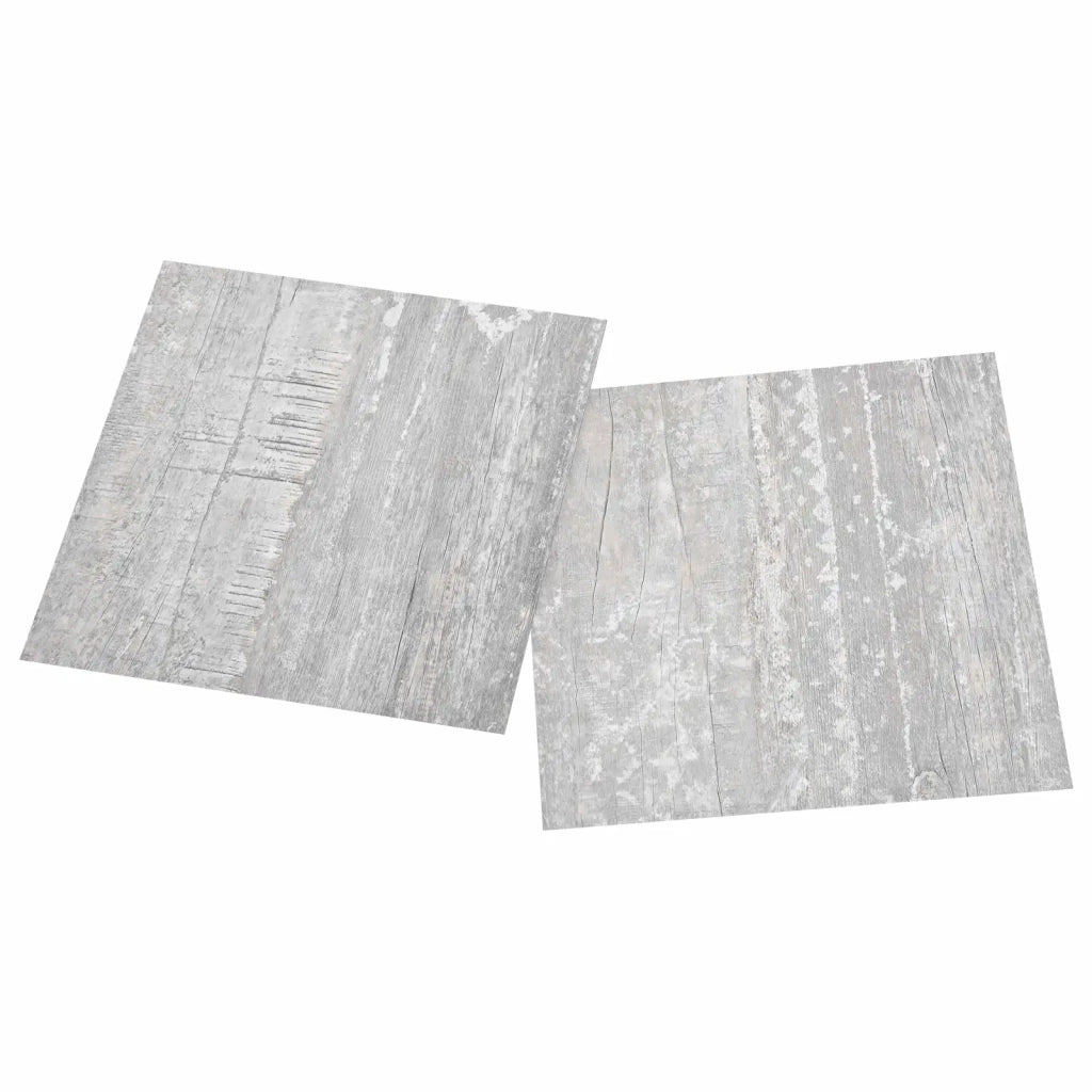Tavole per Pavimenti 5,11 m² 55 pcs PVC Grigio chiaro e bianco 42046347