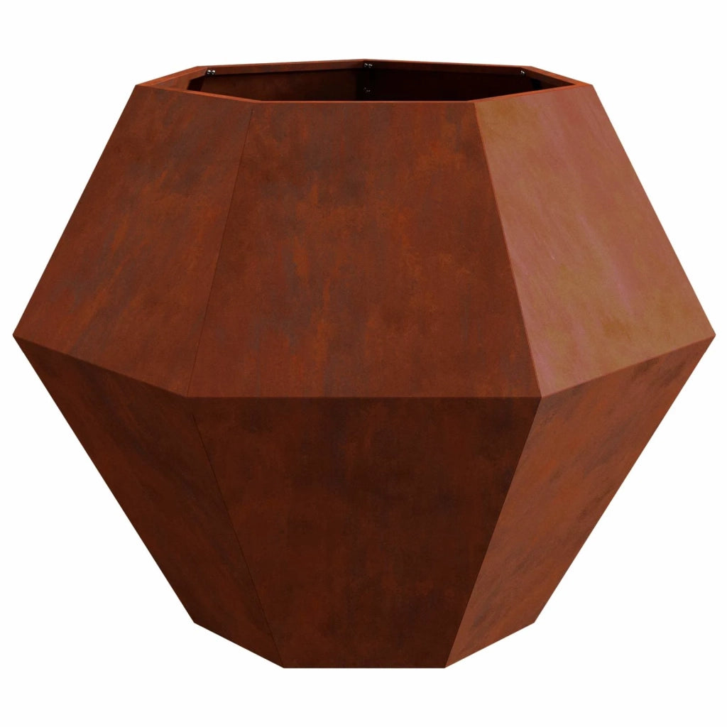Fioriera 2 pcs Ruggine 100 x 100 x 80 cm