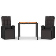 Set da pranzo da esterno 3 pezzi polyrattan nero e legno di acacia 02_0014263