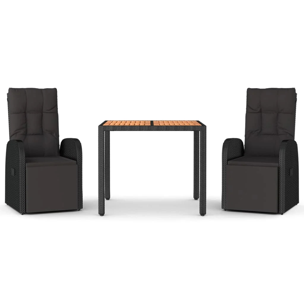 Set da pranzo da esterno 3 pezzi polyrattan nero e legno di acacia 02_0014263