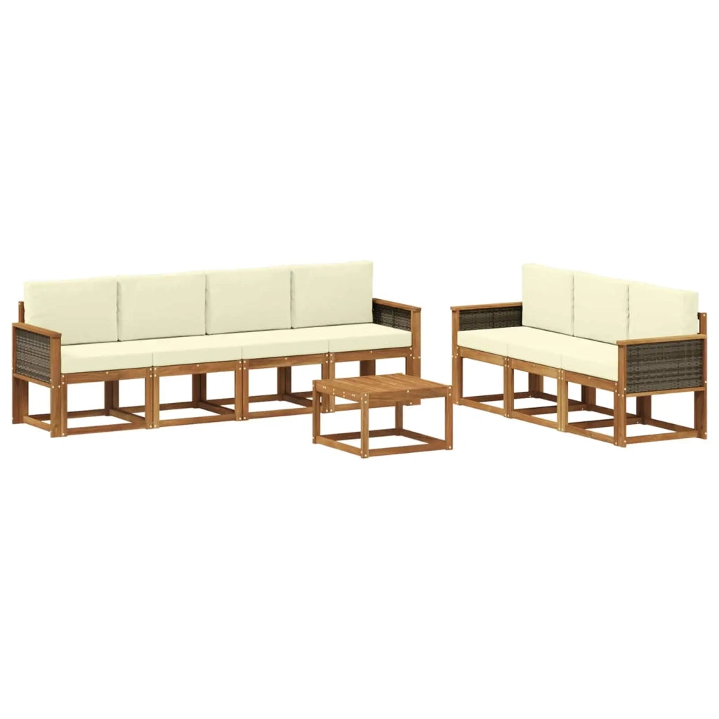 Set di divani da esterno 7 pz 3385046