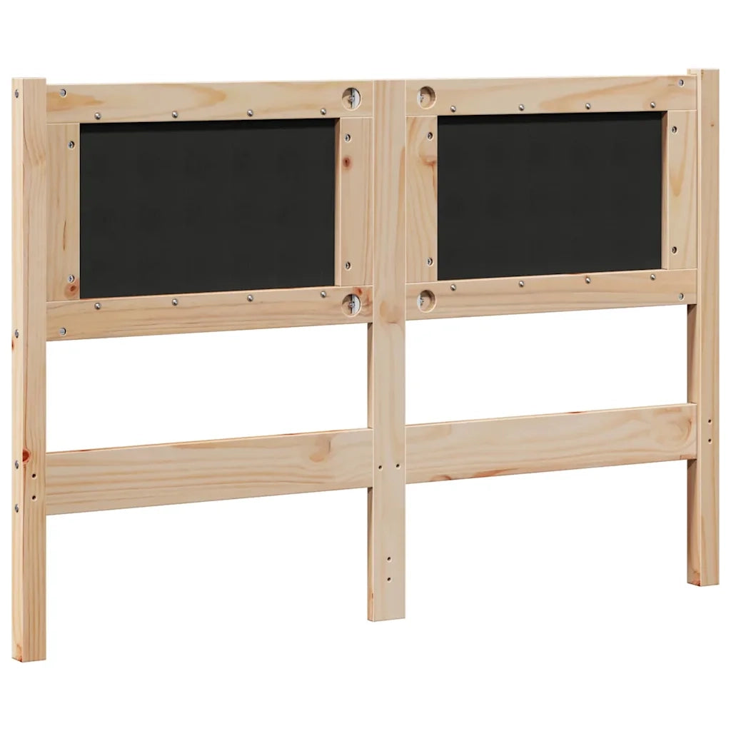 Testiera Altro Marrone 135 cm Legno di pino massello 878961