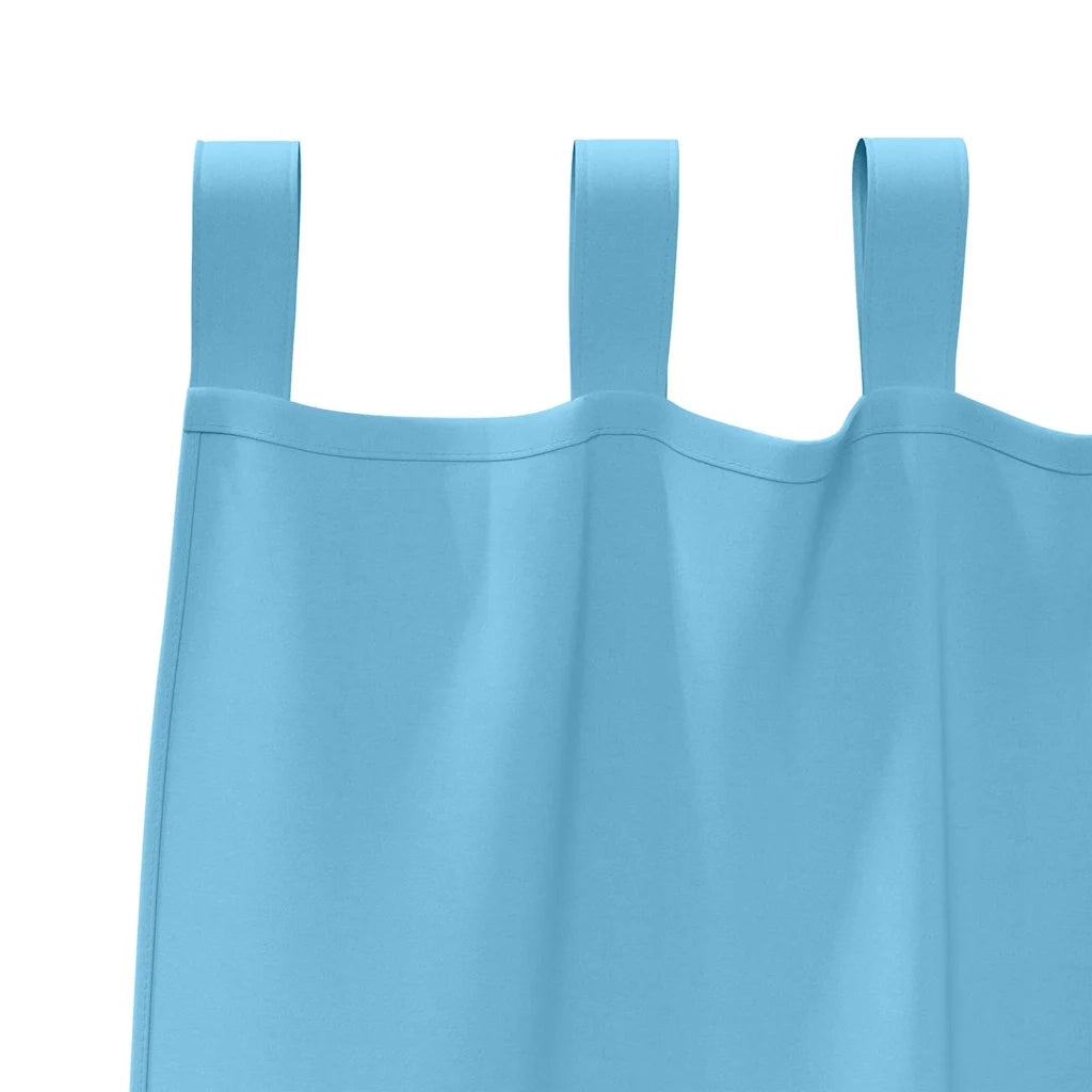 Tende Blackout con Anelli 2 pcs Blu Chiaro 140 x 140 cm 4107543