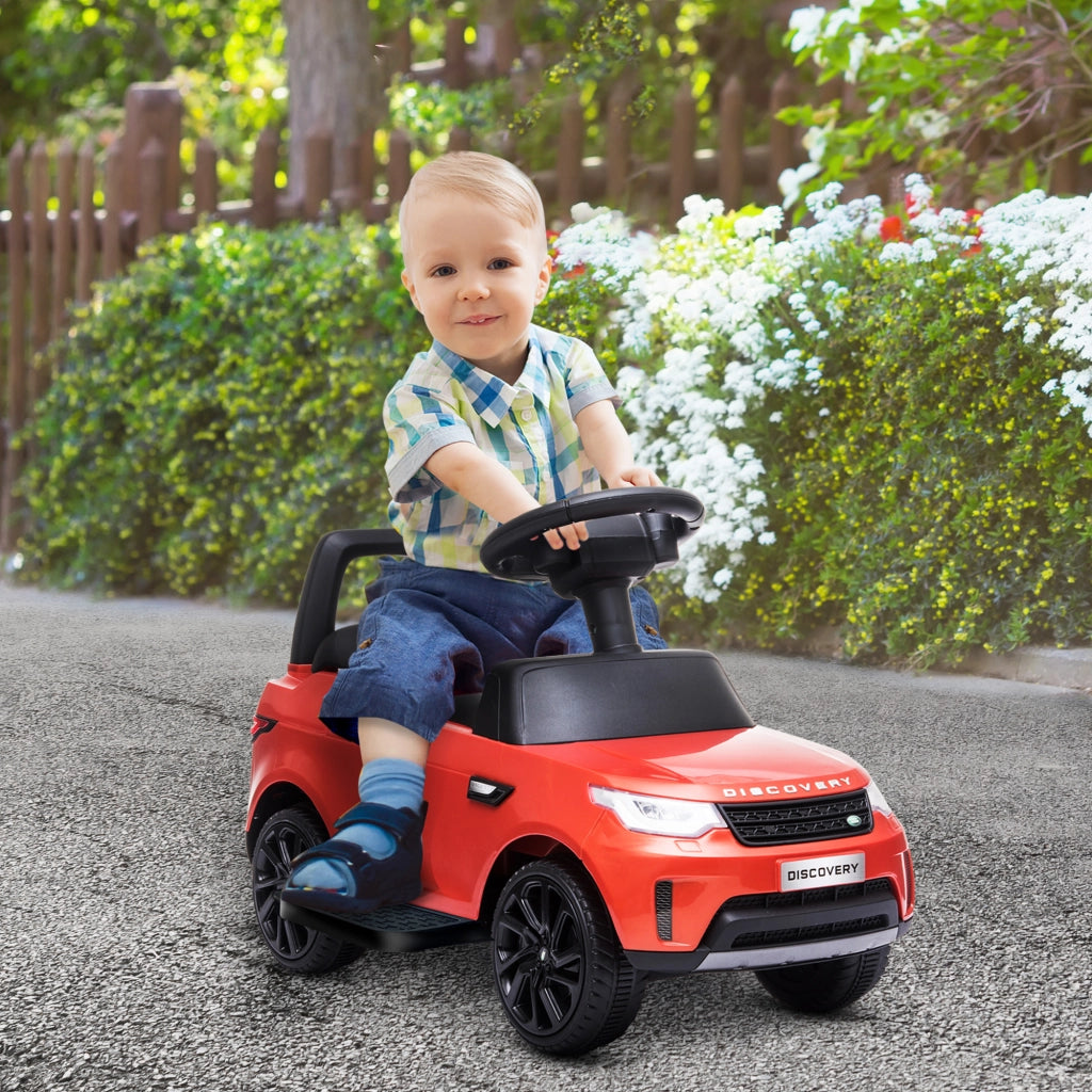 Auto Bambini Land Rover 6V Elettrica e a Spinta ¨C Minimal ¨C Rosso