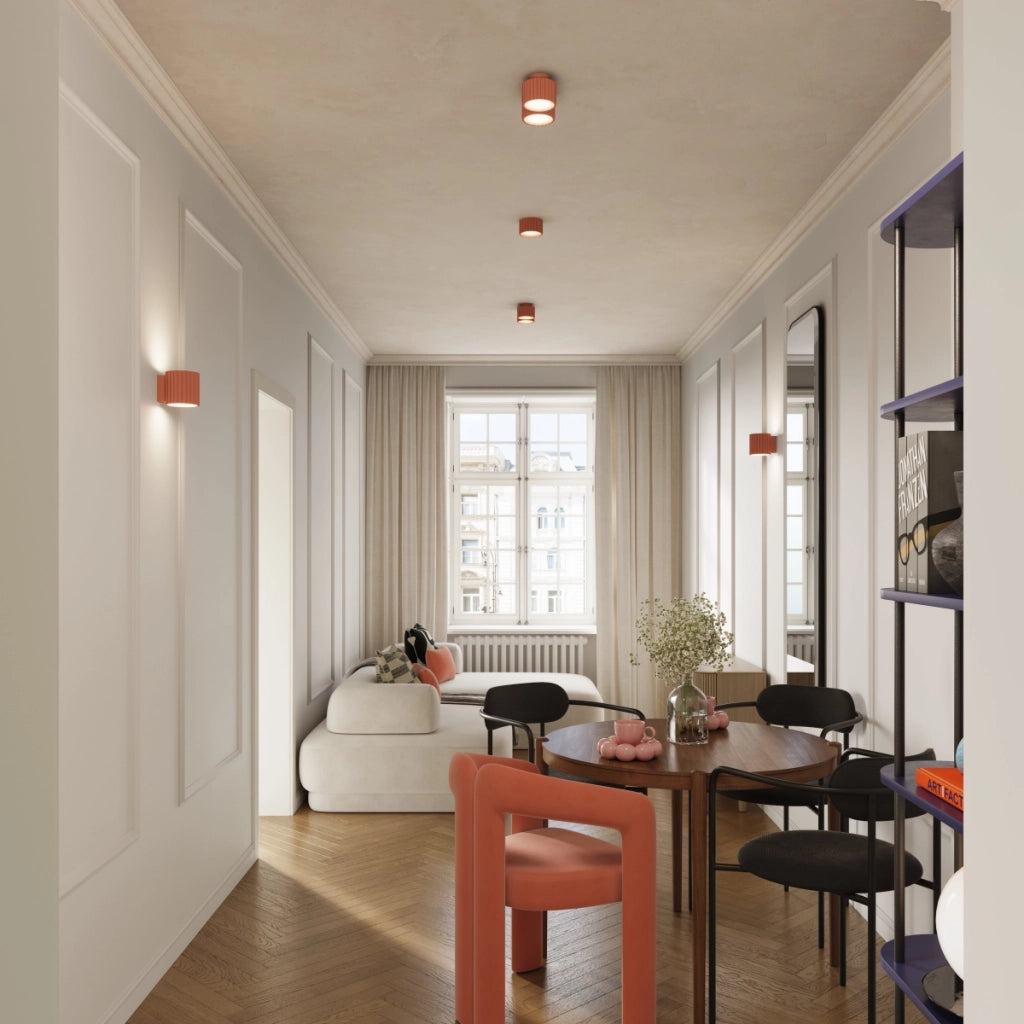 Lampada da soffitto AURA 2 peach Gx53
