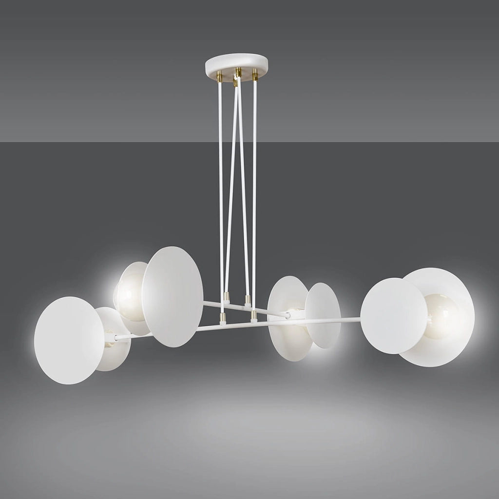 Lampadario Emibig IDEA 4 White bianco 4xE27 96cm metallo