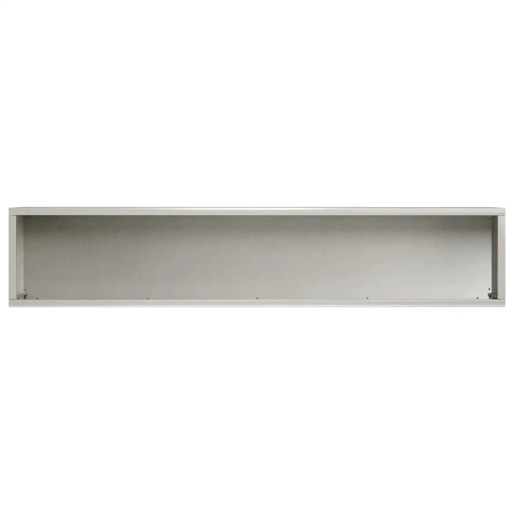 Vaso da giardino Argento 80 x 20 x 20 cm Acciaio Inox 8005170