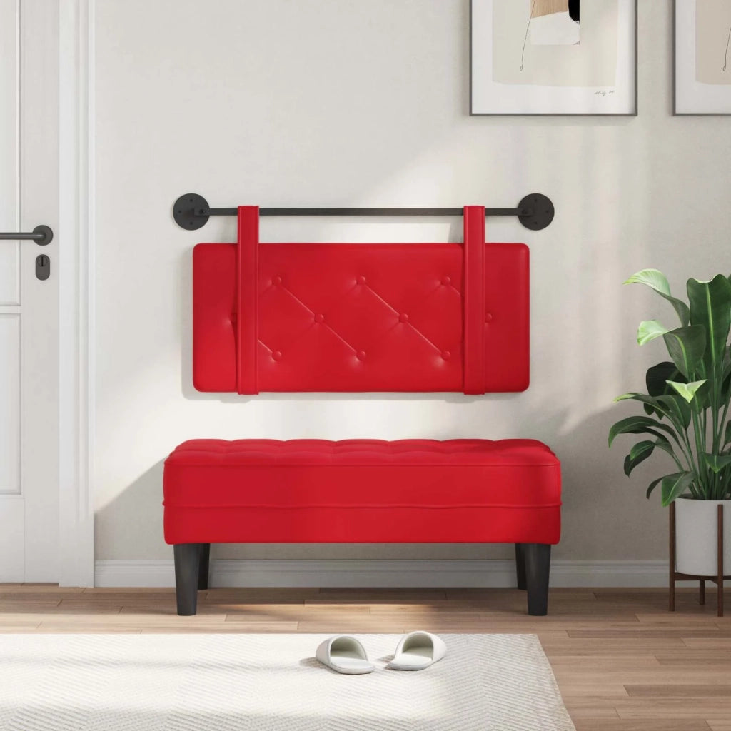Testiera | Testata sospesa Rosso Similpelle