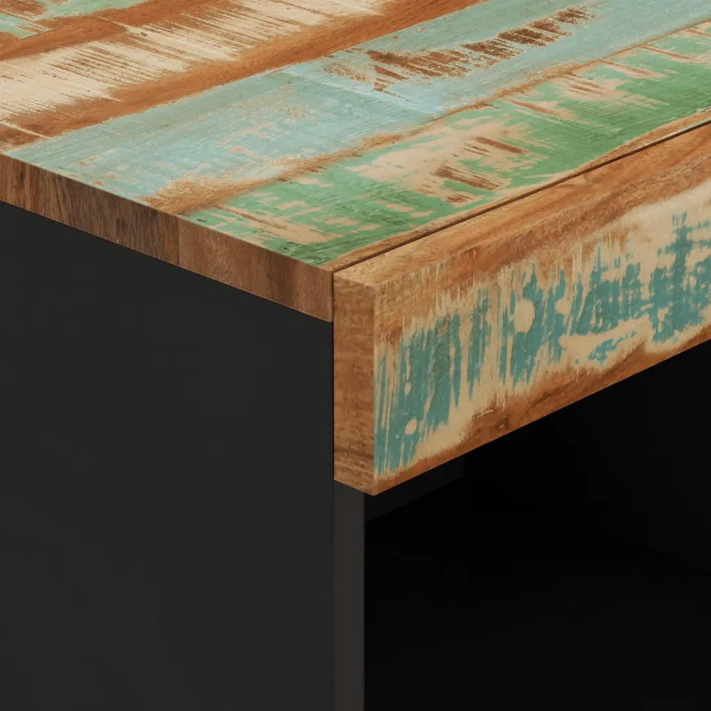 Credenza 85x33x75 cm in Legno Massello di Recupero 352899