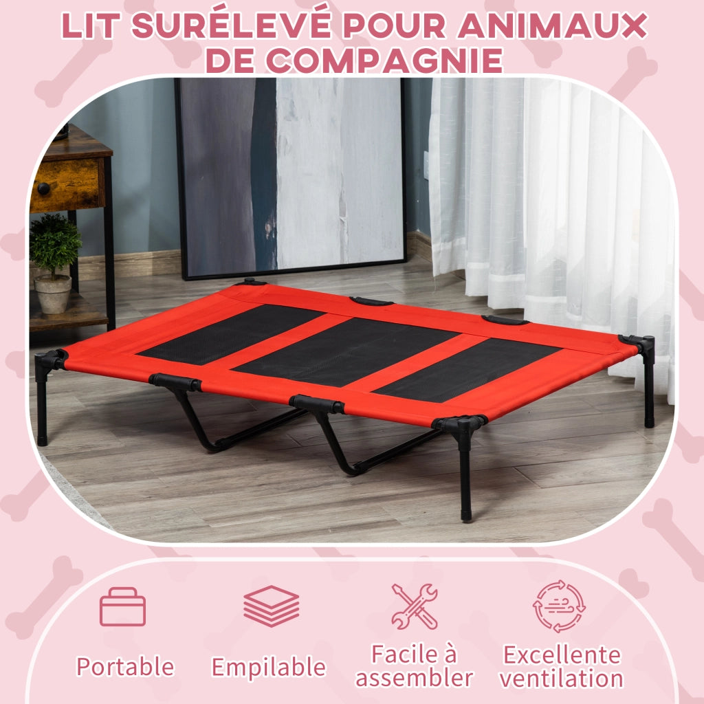 Letto per Animali ¨C Minimal ¨C Rosso 122x92x23 cm