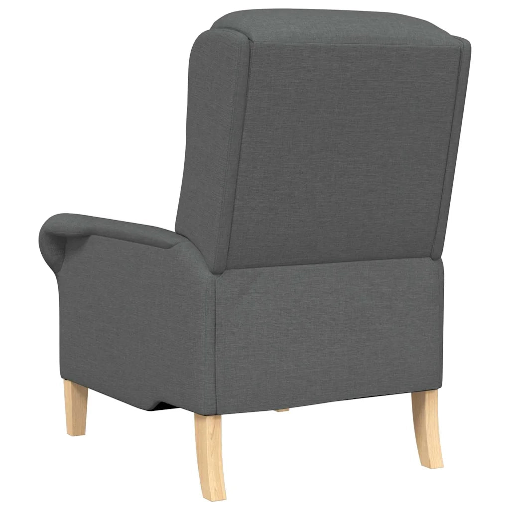 Poltrona | Sedia Relax Grigio scuro Tessuto