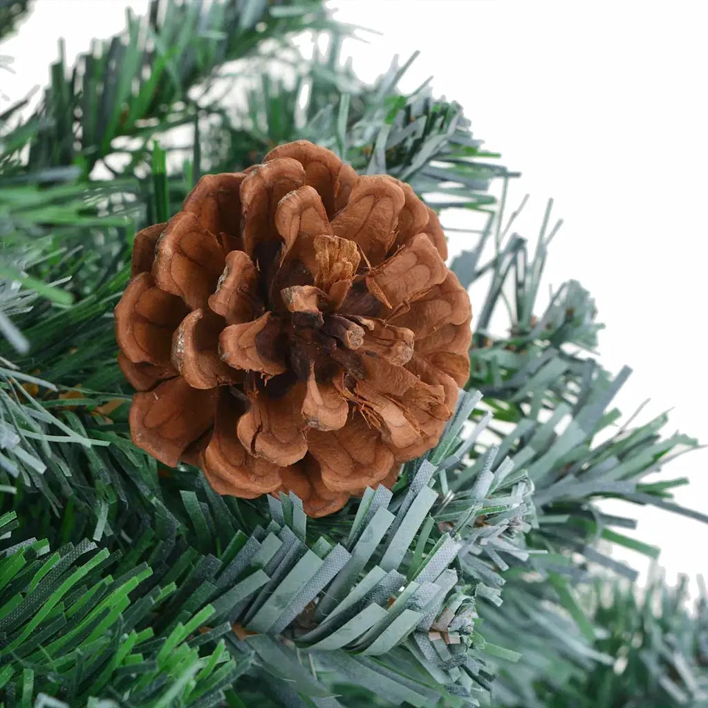Albero di Natale artificiale Verde 210 cm PVC e Acciaio 3396729