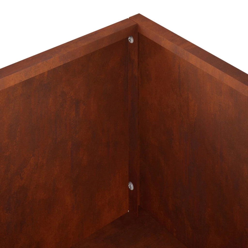 Vaso da giardino Ruggine 100 x 30 x 49 cm Acciaio Corten 8005874