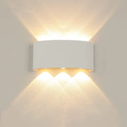 APPLIQUE MODERNA LUCE A LED LAMPADA DA PARETE MURO DA 16W PER ESTERNO BIANCA LUCE CALDA 3000K