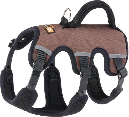 Harnas per cani piccoli con progetto ergonomico e strisce riflettenti