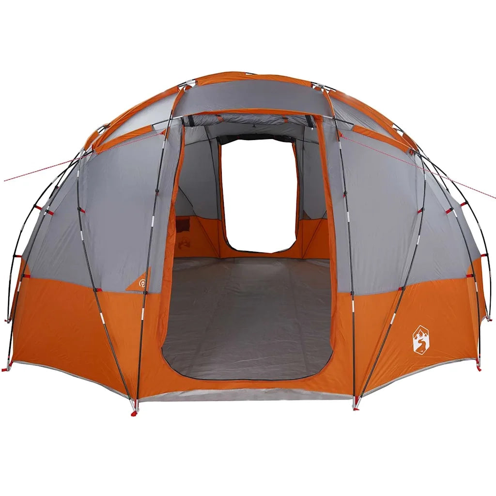 Tenda a Cupola Grigio e arancione 475 x 475 x 235 cm taffet¨¤