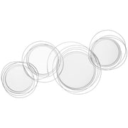 Set di specchi rotondi per parete ¨C Minimal ¨C 4 specchi, 107x56 cm