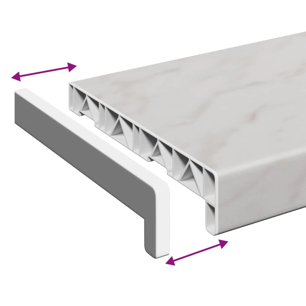 Soglia della Finestra Texture in Marmo 80 x 20 x 4,5 cm PVC 42047005