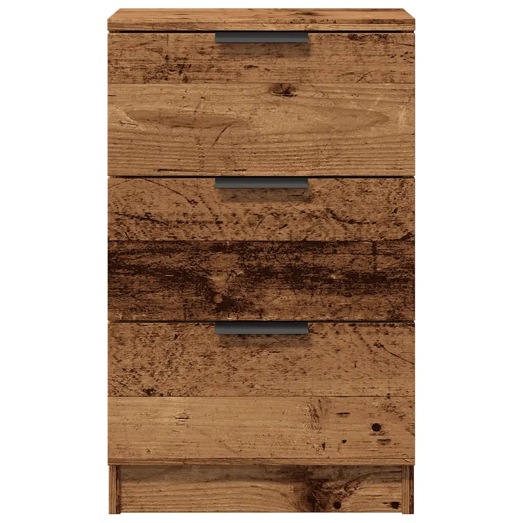 Comodino Legno Vecchio 40x36x65 cm in Legno Multistrato 856932