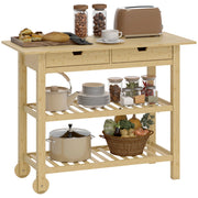 Carrello da cucina con 2 cassetti e 2 ripiani ¨C Minimal ¨C 100x43x75 cm