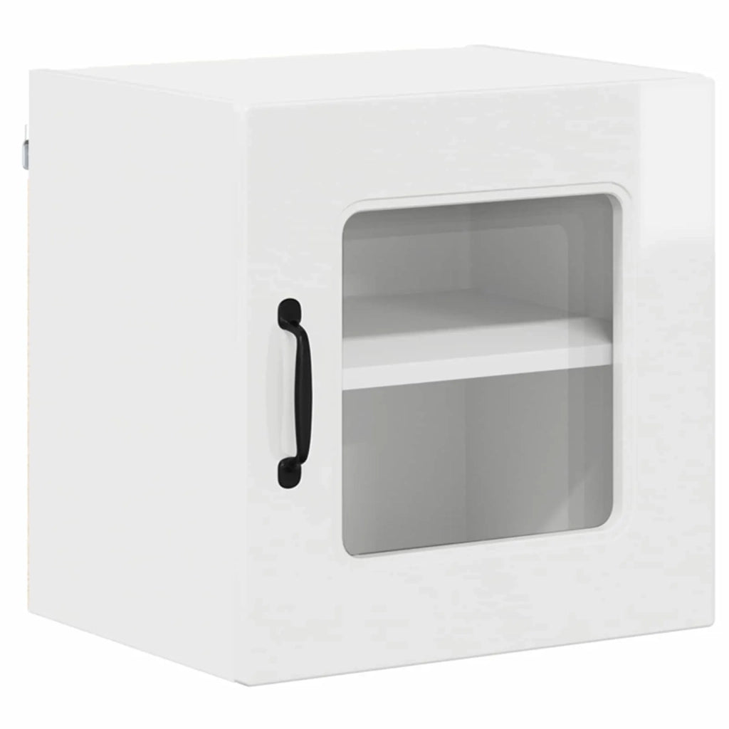 Mobile da cucina con lo scaffale-Armadio da cucina Bianco Lucido 40 x 31 x 40 cm 154945