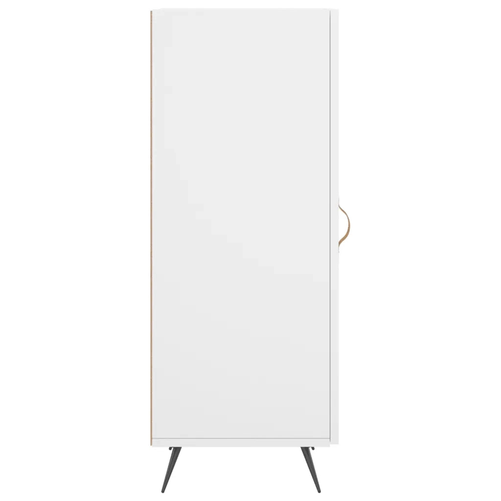 Credenza | Madia | Buffet da pranzo | Armadio da pranzo Bianca 34,5x34x90 cm in Legno Multistrato