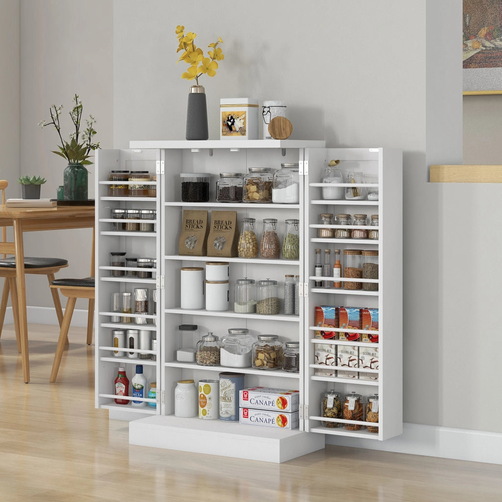 Mobile Cucina con Ripiani ¨C Xylo ¨C Bianco MDF 60x30x104 cm